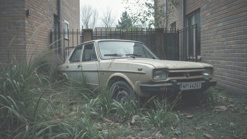 Jakie przepisy regulują kwestie porzuconych pojazdów na terenie prywatnym?
