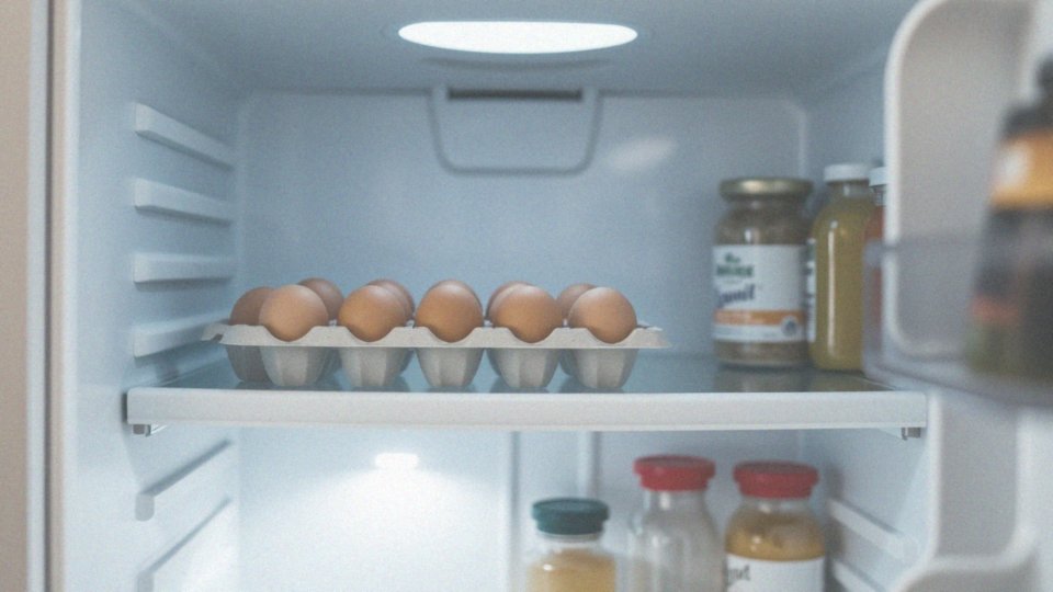 Dlaczego nie warto trzymać jajek w drzwiczkach lodówki?