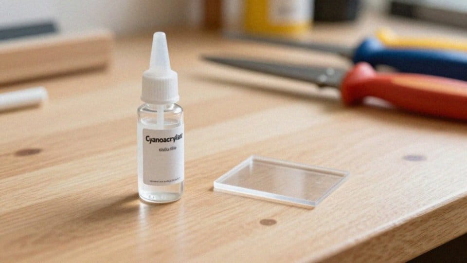 Czy klej cyjanoakrylowy nadaje się do szkła i plastiku?