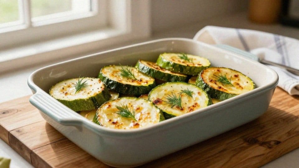 Ile kcal ma typowa porcja pieczonej cukinii?