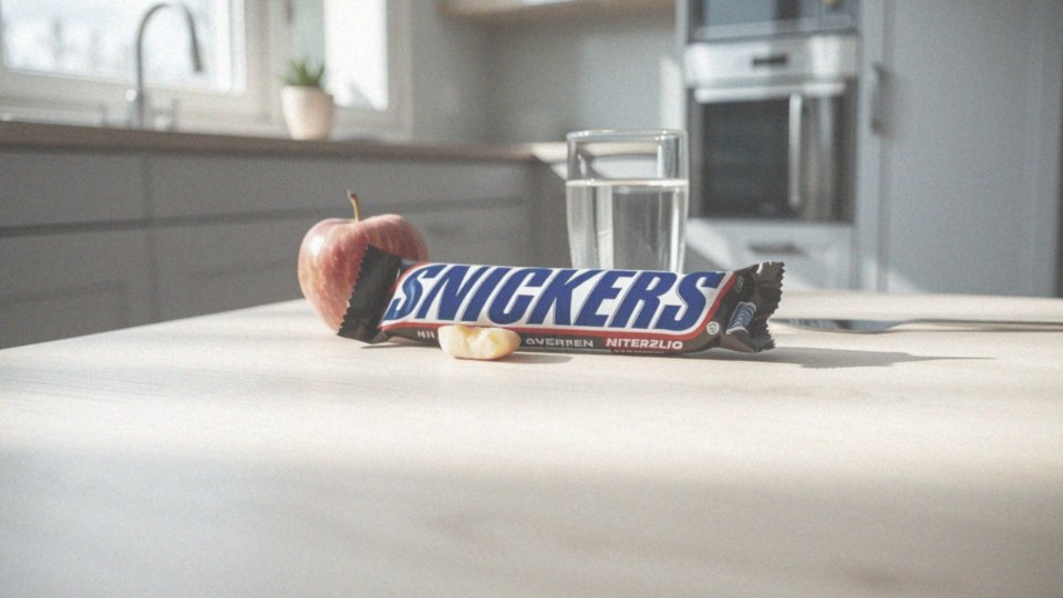 Jakie jest dzienne zapotrzebowanie na kalorie a Snickers?