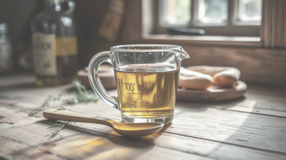 Ile to 100 ml oleju oraz jak to przekłada się na inne miary?