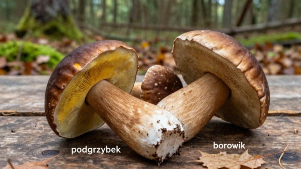 Jak odróżnić podgrzybka od borowika?