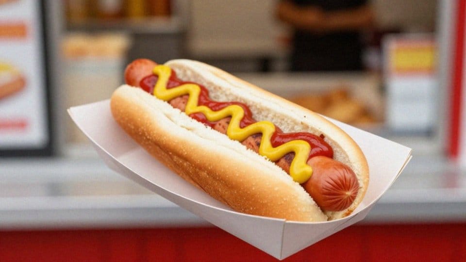 Ile kalorii ma hot dog z kiełbasą?