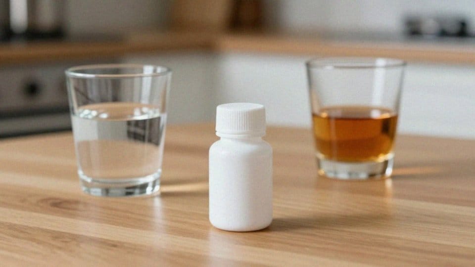 Czy alkohol wchodzi w interakcje z lekami na anginę?