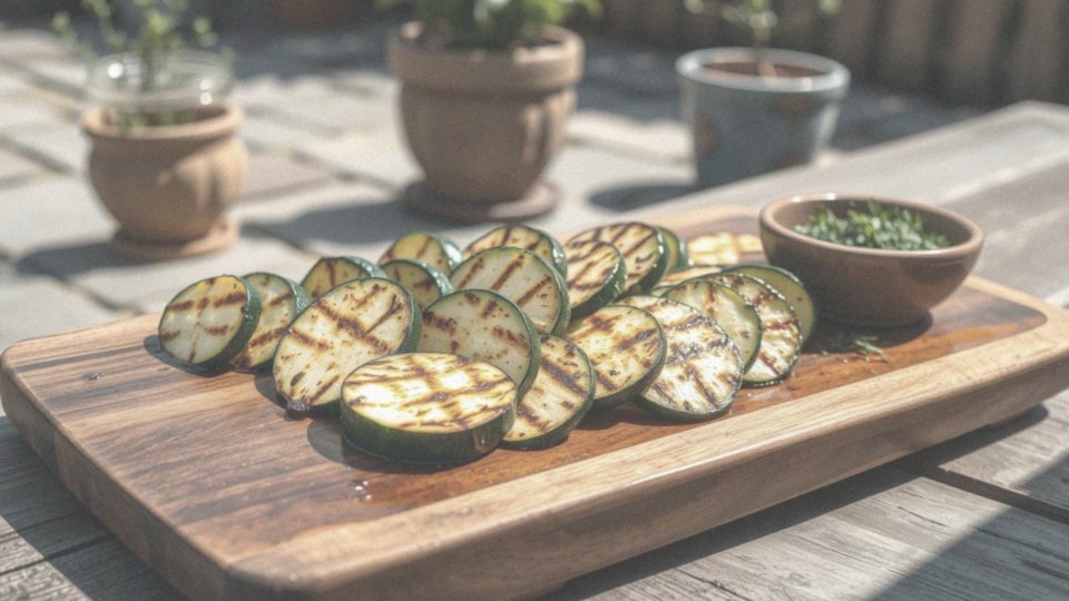 Jakie są wartości odżywcze grillowanej cukinii?