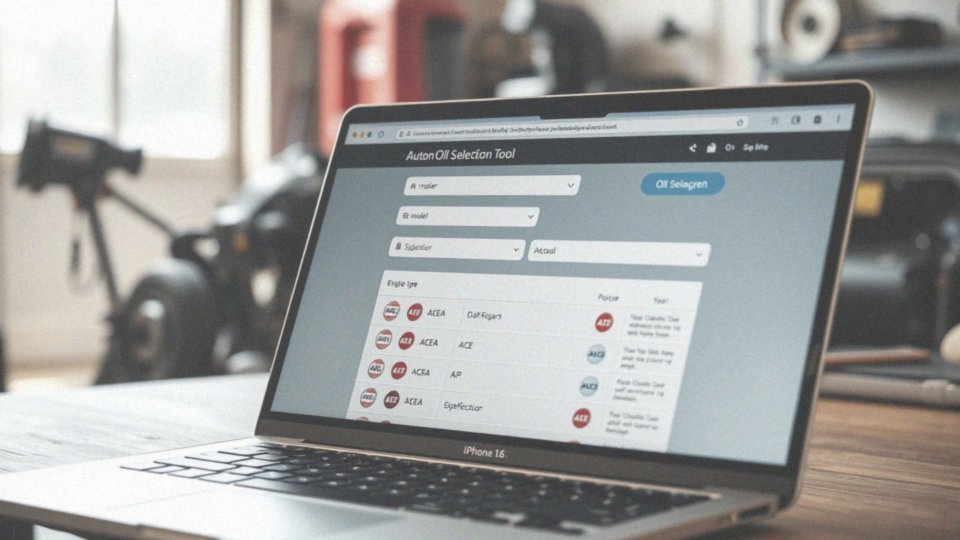 Jak działa internetowy katalog doboru oleju?