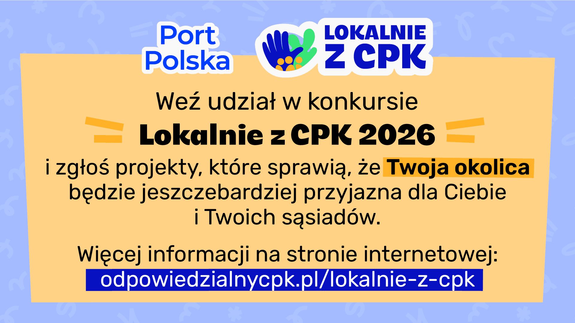 Rusza kolejna edycja „Lokalnie z CPK 2026”. Spółka rozpoczyna nabór wniosków do konkursu grantowego.